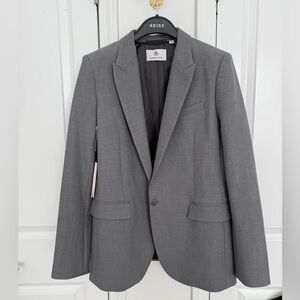 Babaton Heather Gray Concept Blazer New With Tags